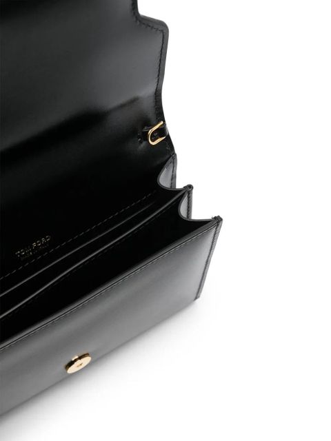 TOM FORD mini Whitney leather shoulder bag - Black