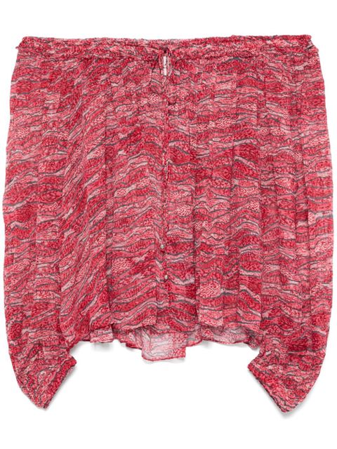 MARANT ÉTOILE Vutti blouse - Red - zdjęcie produktu nr 1
