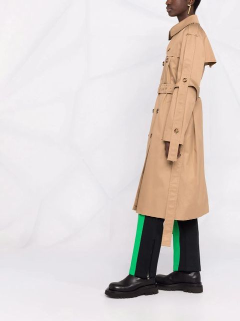 Burberry double-breasted trench coat - Brown