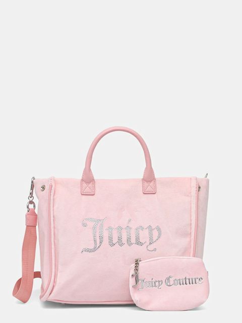 Juicy Couture torebka Iris Velvet kolor różowy BIJIR8944WZC - zdjęcie produktu nr 1