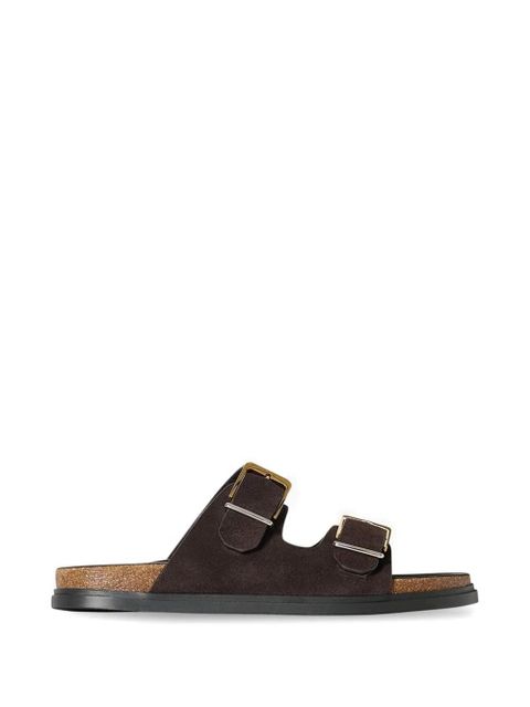The Row buckle slide sandals - Brown - zdjęcie produktu nr 1