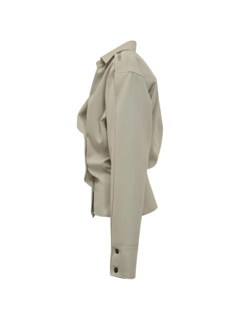 The Attico button collar shirt - Neutrals - zdjęcie produktu nr 2