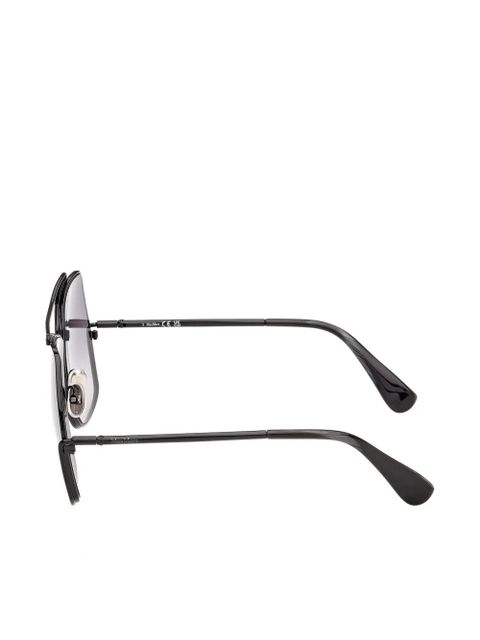 Max Mara Eyewear geometric-frame sunglasses - Black