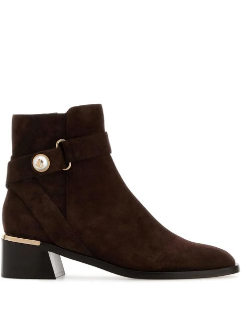 Jimmy Choo 45mm Noor boots - Brown - zdjęcie produktu nr 1