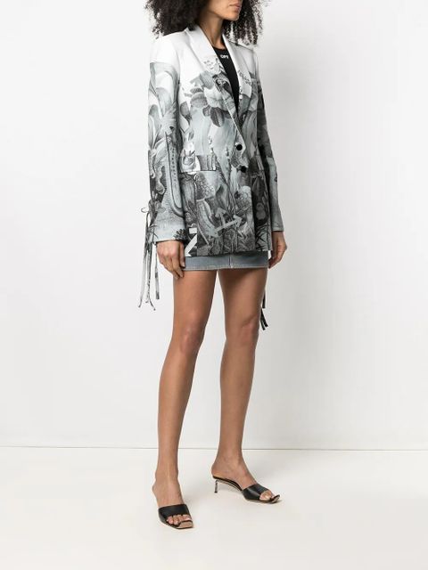 Off-White Botanical single-breasted blazer