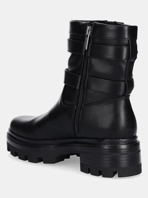 Guess botki LYNDEN damskie kolor czarny na płaskim obcasie FLFLYN ELE10 - zdjęcie produktu nr 2