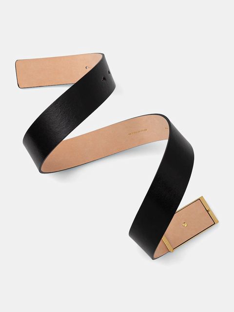 Victoria Beckham pasek skórzany damski kolor czarny 1424ABL005956A - zdjęcie produktu nr 2