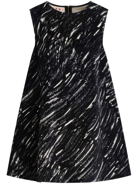 Marni abstract mini dress - Black - zdjęcie produktu nr 1