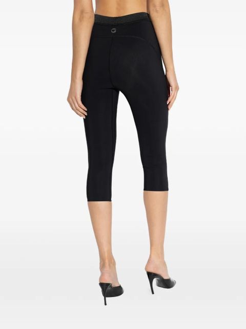 Coperni elasticated cycling capri shorts - Black - zdjęcie produktu nr 2