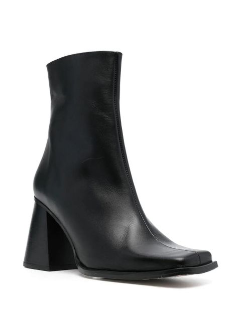 ALOHAS South 80mm leather ankle boots - Black