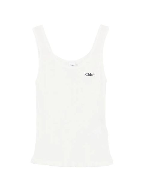 Chloé logo T-shirt - White - zdjęcie produktu nr 1