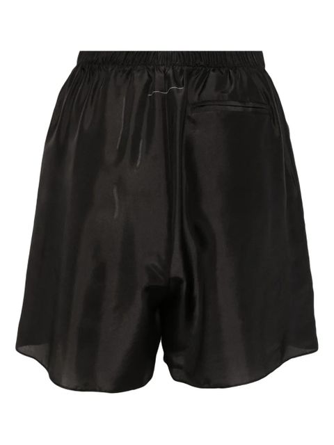 MM6 Maison Margiela silk shorts - Black - zdjęcie produktu nr 2