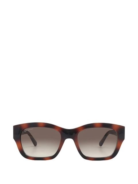 Ferragamo square-frame sunglasses - Brown - zdjęcie produktu nr 1