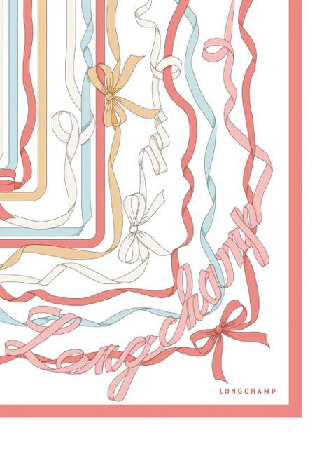 Longchamp Rubans scarf - White - zdjęcie produktu nr 2