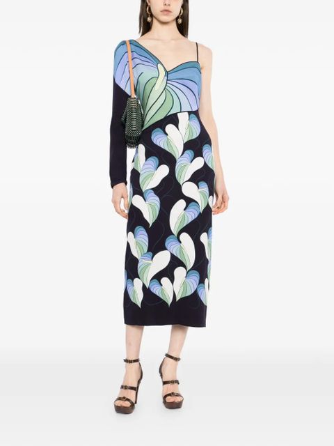 FARM Rio graphic-print midi dress - Black - zdjęcie produktu nr 2