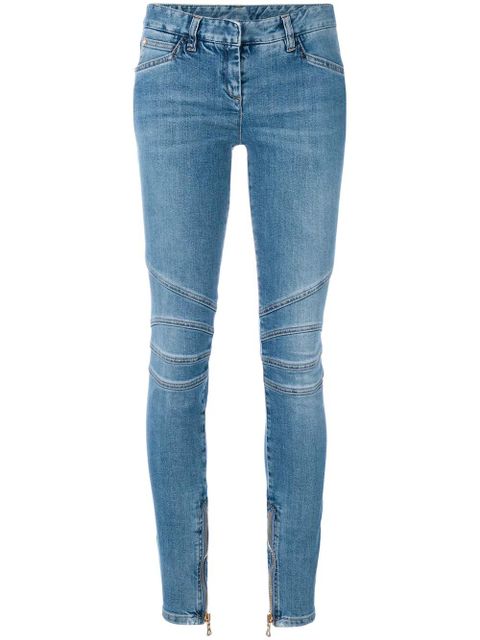 Balmain skinny biker jeans - Blue - zdjęcie produktu nr 1
