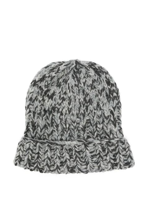 GANNI knitted hat - Grey
