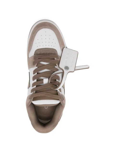 Off-White arrow suede sneakers - Brown