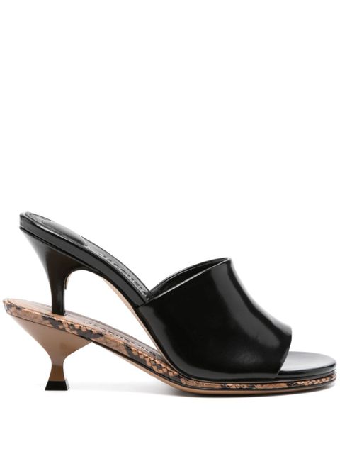 Jacquemus The Double 110mm mules - Black - zdjęcie produktu nr 1