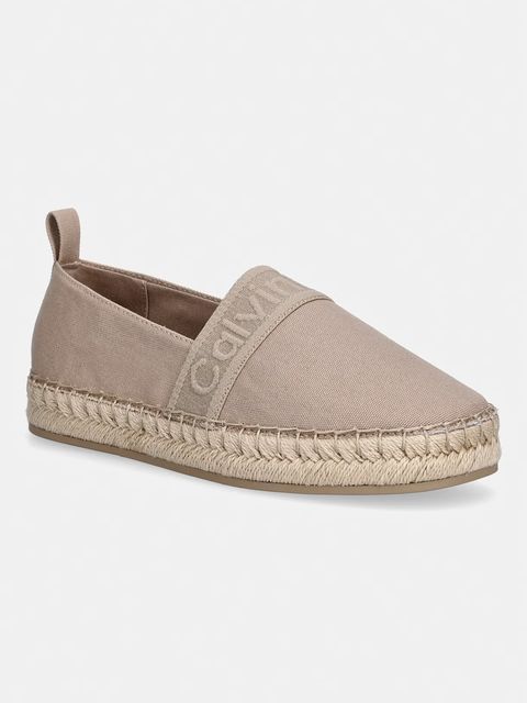 Calvin Klein espadryle damskie OBLIQUE ESPADRILLE WEBBING - zdjęcie produktu nr 1