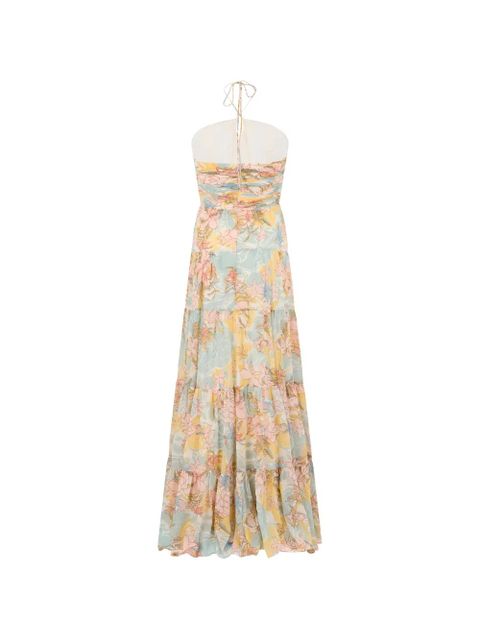 Lauren Ralph Lauren floral-print tiered maxi dress - Blue - zdjęcie produktu nr 2