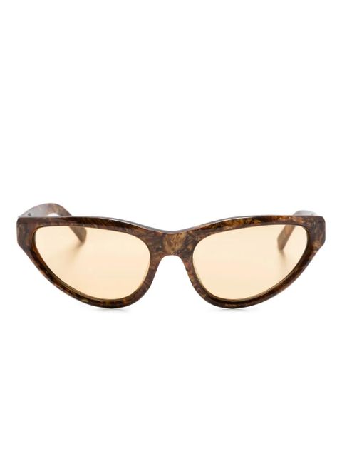 Marni Eyewear Mavericks Radica cat-eye sunglasses - Brown - zdjęcie produktu nr 1