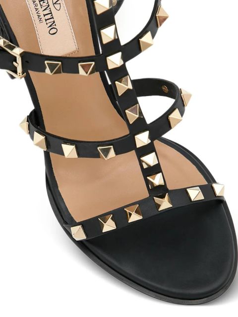 Valentino Garavani Rockstud ankle strap sandals 90mm - Black