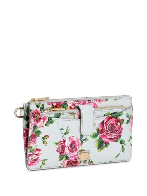 Dolce & Gabbana floral-print wallet - Blue - zdjęcie produktu nr 2