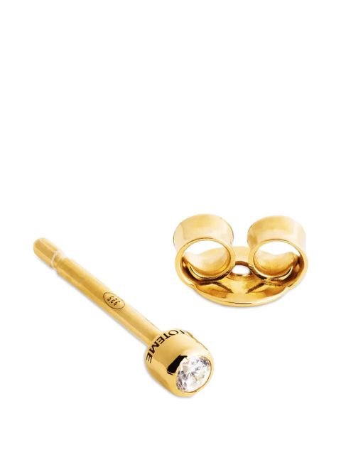 TOTEME mini diamond studded earrings - Gold