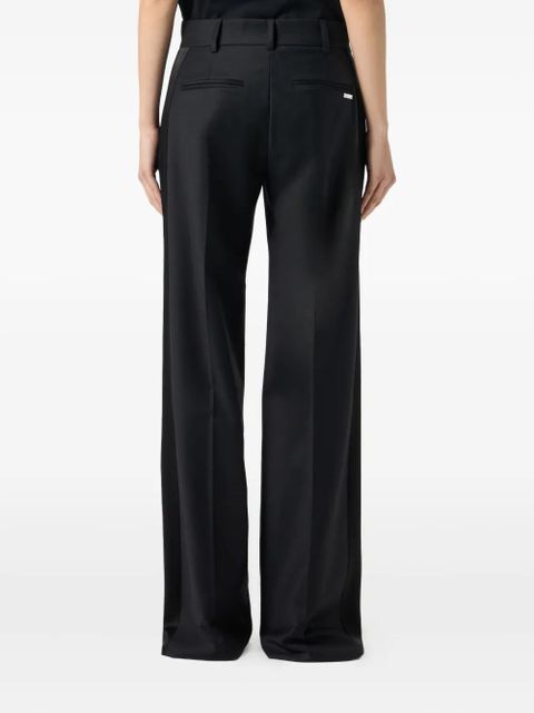 Blumarine twill trousers - Black