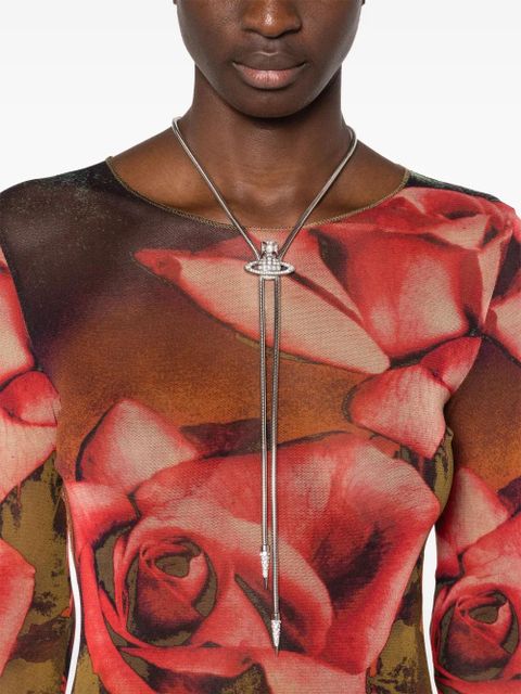 Vivienne Westwood Orb-motif bolo tie - Silver - zdjęcie produktu nr 2