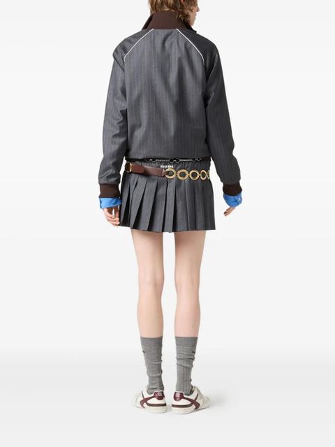 Miu Miu pinstripe jacket - Grey - zdjęcie produktu nr 2