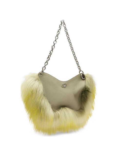 Blumarine butterfly-shape shoulder bag - Green