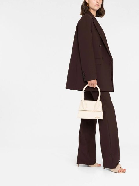 Jacquemus large Le Chiquito top-handle bag - Neutrals