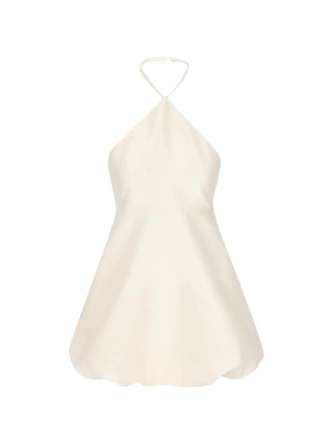 Balenciaga halter-neck bubble-hem dress - Neutrals - zdjęcie produktu nr 1