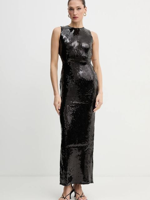 Bardot sukienka kolor czarny maxi dopasowana 60159DB - zdjęcie produktu nr 1