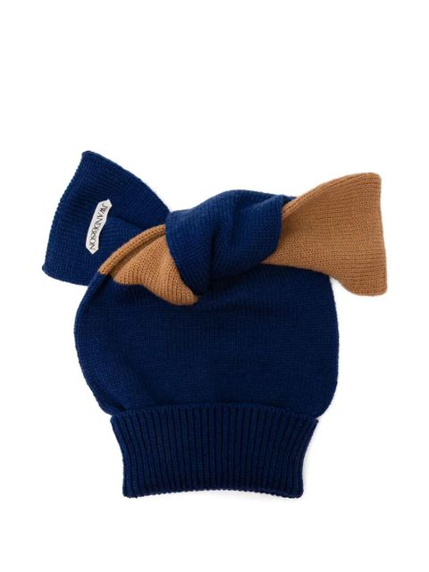 JW Anderson knotted beanie hat - Blue - zdjęcie produktu nr 1