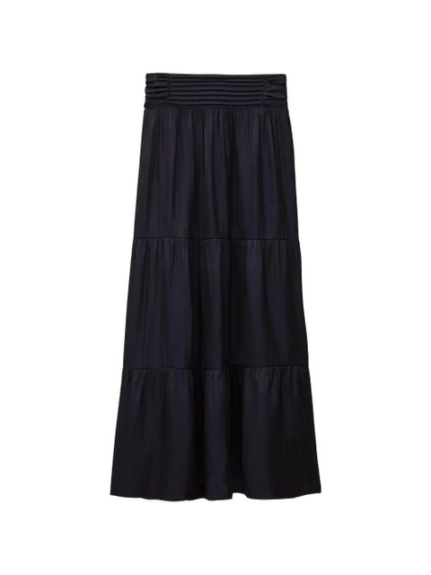 Ba&Sh Camyla tiered gathered-design skirt - Blue - zdjęcie produktu nr 1