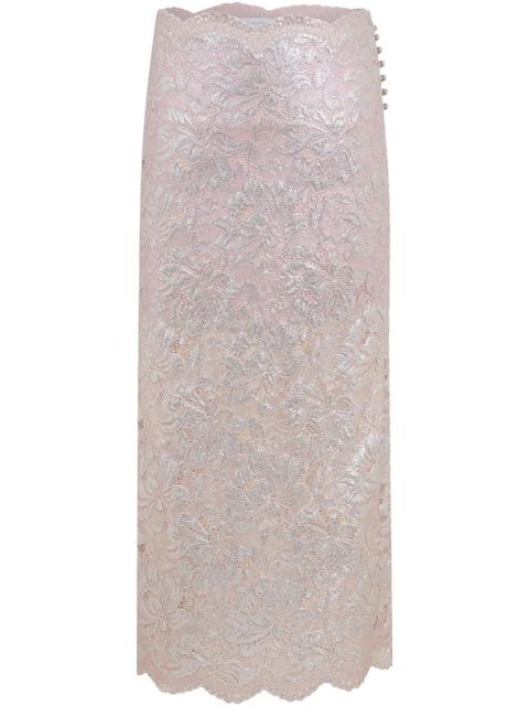 Rabanne lace maxi skirt - Pink - zdjęcie produktu nr 1