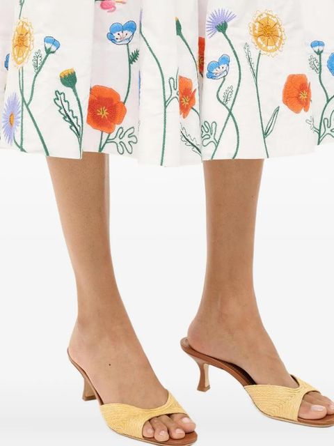 STAUD Wells midi dress - White