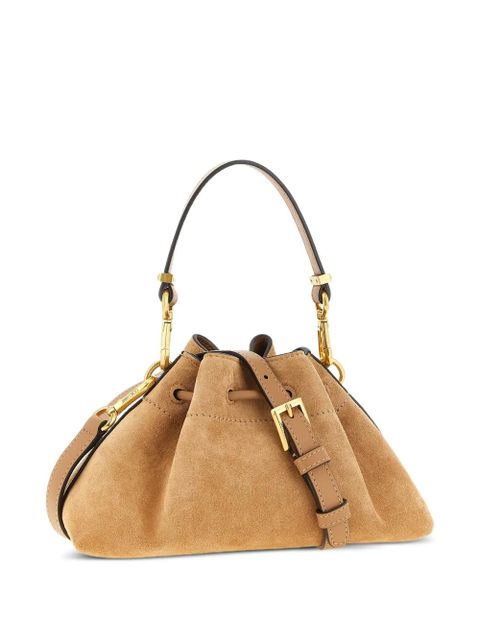 Jimmy Choo small suede shoulder bag - Brown - zdjęcie produktu nr 2