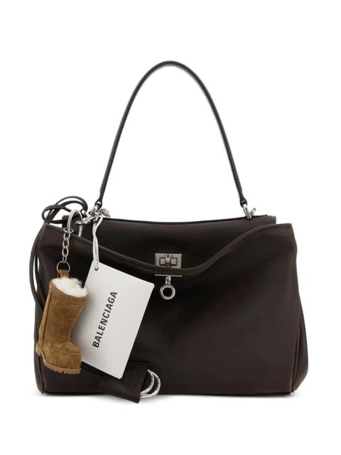 Balenciaga Rodeo leather tote bag - Brown - zdjęcie produktu nr 1