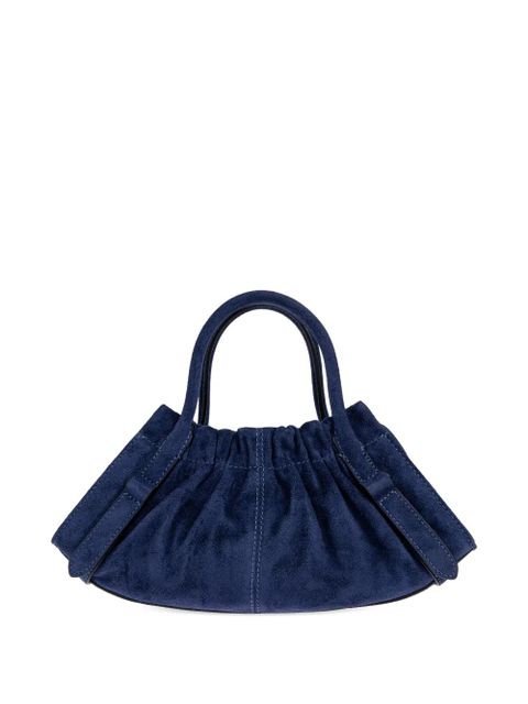 Marc Jacobs small Cristina ruched tote bag - Blue