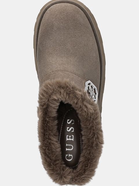 Guess kapcie DOLMANA2 kolor zielony FLFDOC ESU06