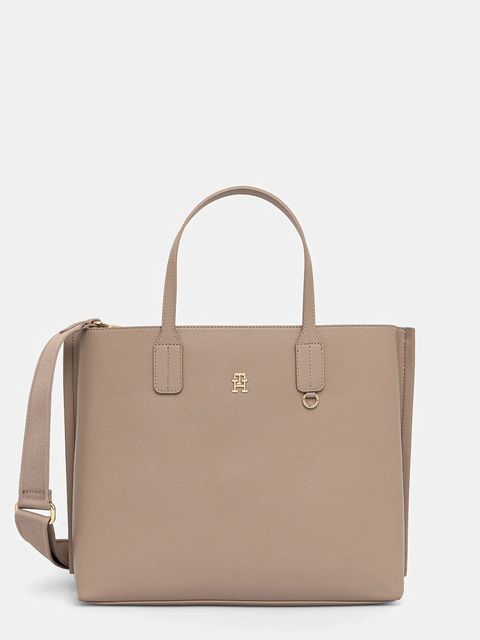 Tommy Hilfiger torebka kolor beżowy AW0AW17463 - zdjęcie produktu nr 1