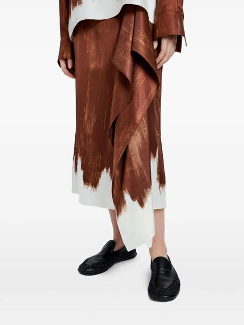 Proenza Schouler Amery midi skirt - Brown