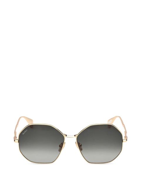 Max Mara Eyewear round-shape sunglasses - Gold - zdjęcie produktu nr 1