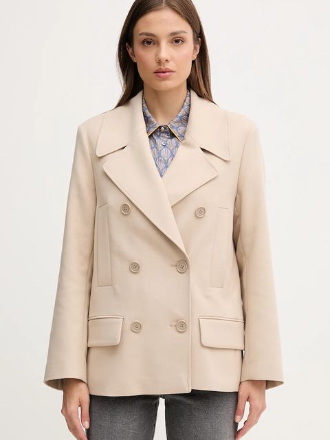 Joop! płaszcz kolor beżowy 30047990 - zdjęcie produktu nr 1