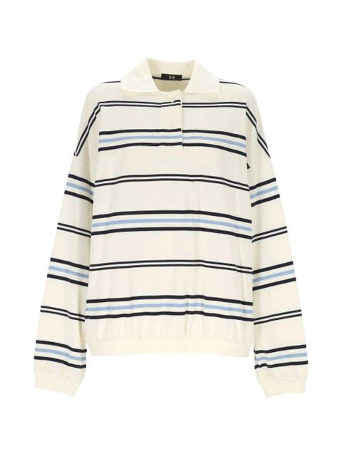 Eleh striped collared knitwear - Neutrals - zdjęcie produktu nr 1