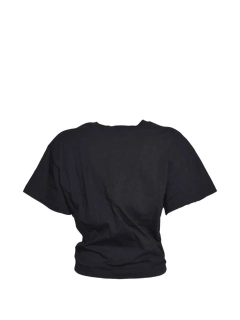 Rabanne ring detail T-shirt - Black - zdjęcie produktu nr 2